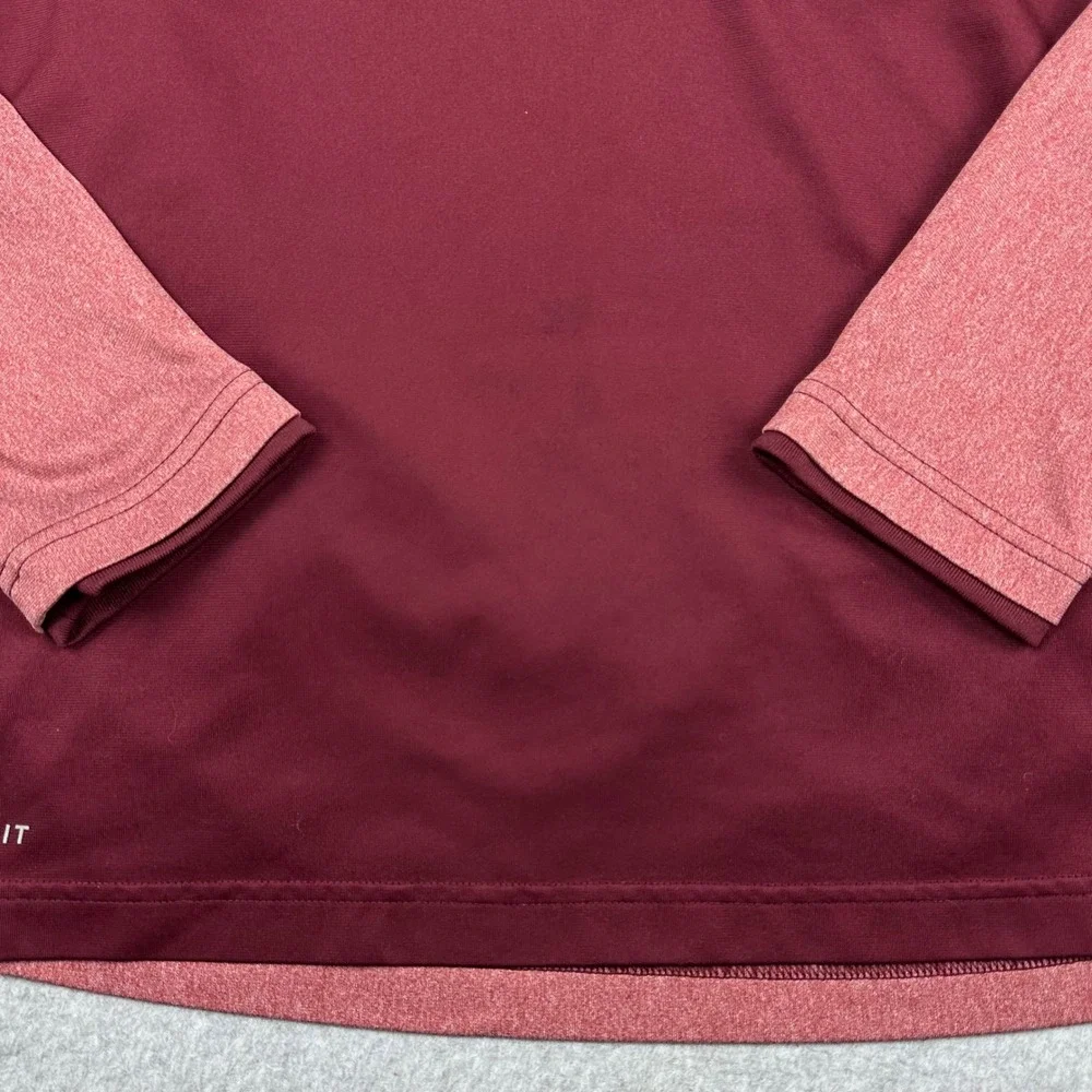 Nike Minnesota Golden Gophers Dri-FIT Half Zip Pullover Mens Medium Maroon
